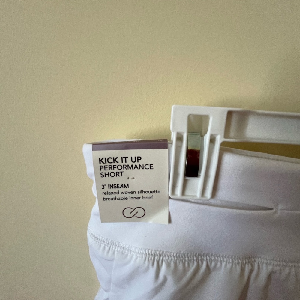 Calia White Women's Performance Shorts - Picture 4 of 5